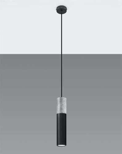 Lampa wisząca Borgio 1 czarna