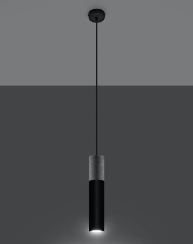 Lampa wisząca Borgio 1 czarna