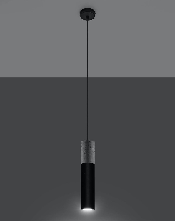 Lampa wisząca Borgio 1 czarna