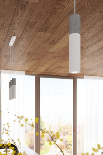 Lampa wisząca Borgio 3P biała