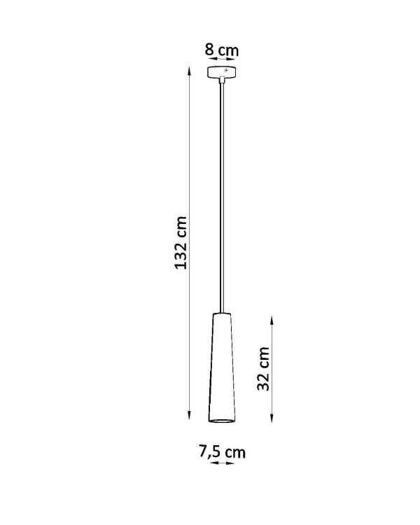 Lampa wisząca Electra biała