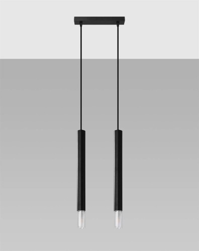 Lampa wisząca Wezyr 2 czarna