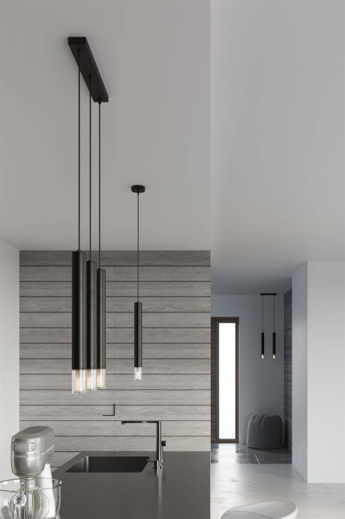 Lampa wisząca Wezyr 2 czarna