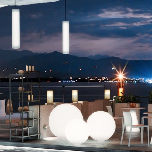 Lampa Luminous Spheres RGBW LED, Lampa Luminos LED RGBW, lampa Luminos Lyxo Design, lampa świecąca kula, lampa woodoporna