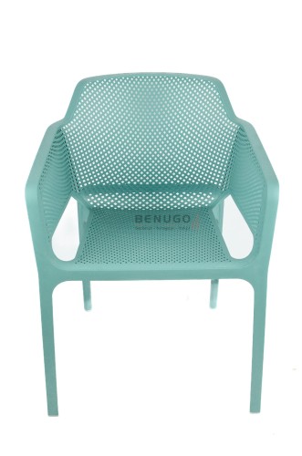 Krzesło Net Salice nowoczesność minimalizm komfort taras ogród włoskiej marki Nardi do restauracji kawiarni lodziarni hotelu na taras do ogrodu ogródka na balkon sztaplowane