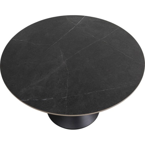 stół Kare, stół okrągły, stół do jadalni, elegancki stół, stół ceramiczny blat