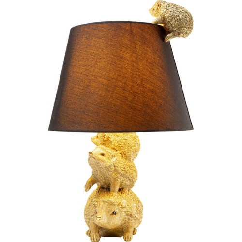 lampa stołowa Animal Hedgehog Family, lampa Kare, lampa do jadalni, lampa do salonu, lampa do biura, niekonwencjonalny design, lampa jeże