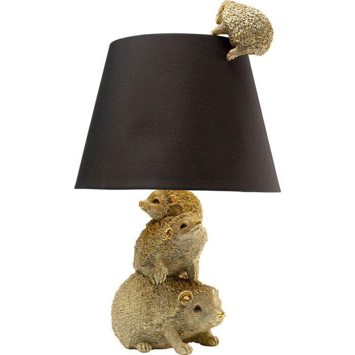 lampa stołowa Animal Hedgehog Family, lampa Kare, lampa do jadalni, lampa do salonu, lampa do biura, niekonwencjonalny design, lampa jeże