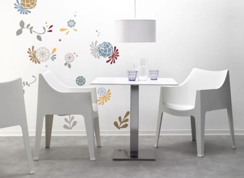 Krzesło Coccolona z podłokietnikami 2320 11 Scab Design lniane prostota minimalizm nowoczesność komfort wysoka jakość włoskie do kawiarni do hotelu restauracji