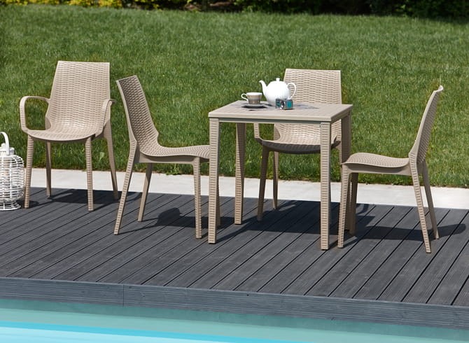 Krzesło Lucrezia z podłokietnikami - linen