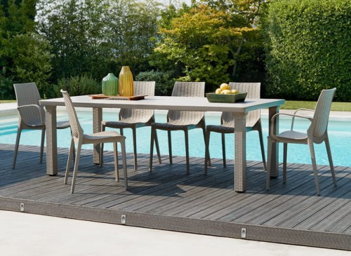 Krzesło Lucrezia z podłokietnikami - linen