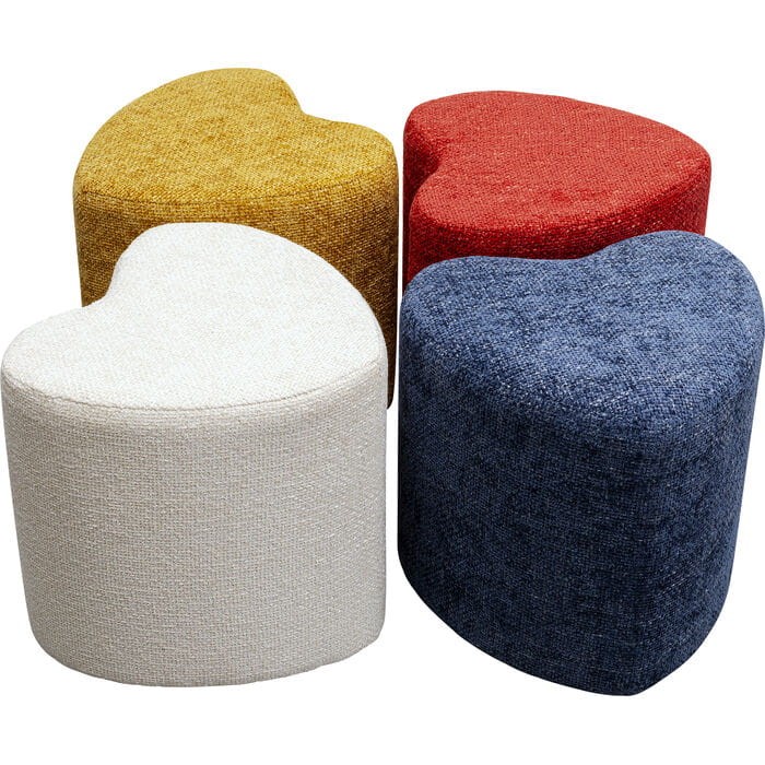 puf Lovely, puf Kare Design, puf serce, puf do salonu, puf do sypialni