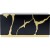 kredens Cracked Black Gold, kredens Kare Design, kredens do salonu, kredens do jadalni