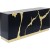 kredens Cracked Black Gold, kredens Kare Design, kredens do salonu, kredens do jadalni