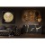 kredens Cracked Black Gold, kredens Kare Design, kredens do salonu, kredens do jadalni