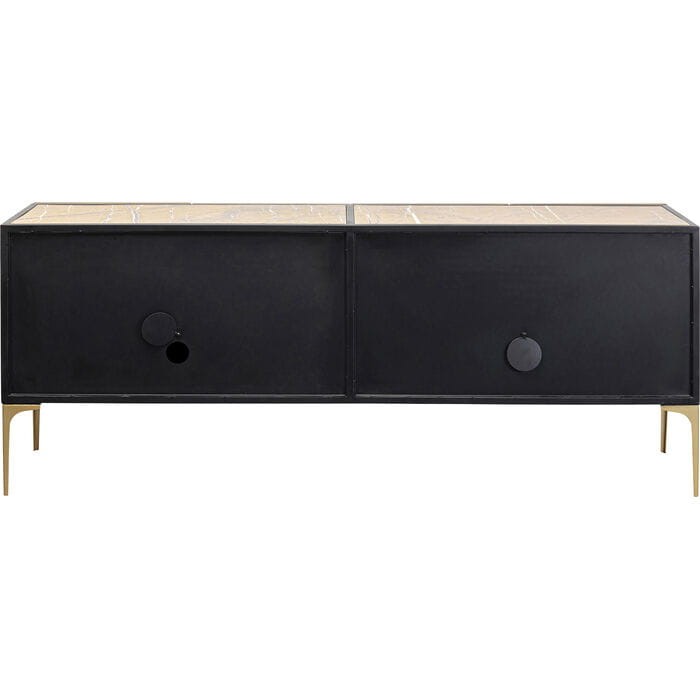 kredens Fuoco, kredens Kare Design, kredens metalowy, kredens marmur, kredens do salonu