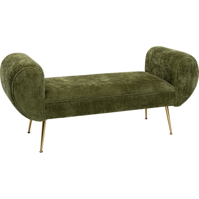 ławka Trono, ławka Kare Design, ławka zielona, ławka do sypialni, ławka do przedpokoju