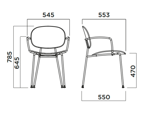 krzesło Tondina Pop, krzesło outdoorowe, krzesło do restauracji, włoski design, krzesło Infiniti