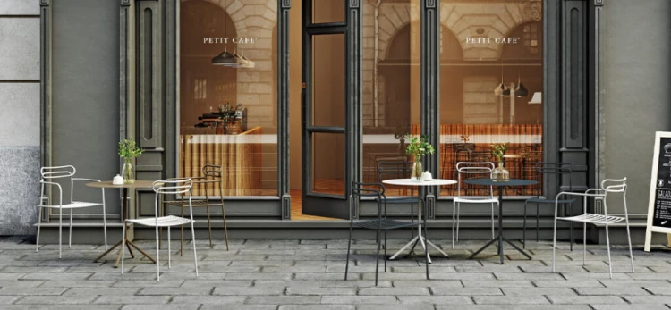 krzesło Uti, krzesło Infiniti Design, krzesło do jadalni, krzesło do restauracji, włoski design
