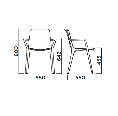 krzesło Seame, krzesło do jadalni, krzesło do salonu, krzesło Infiniti, włoski design, krzesło drewniane