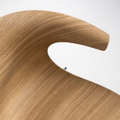 krzesło Loop 3D Wood Sled, krzesło Infiniti Design, krzesło do biura, krzesło do jadalni, nowoczesne krzesło, włoski design