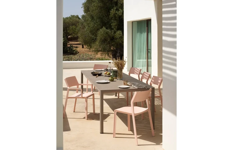 Stół Tevere Nardi, stół ogrodowy rozkładany, stół do ogrodu duży, duży stół do ogrodu z funkcją rozkładania