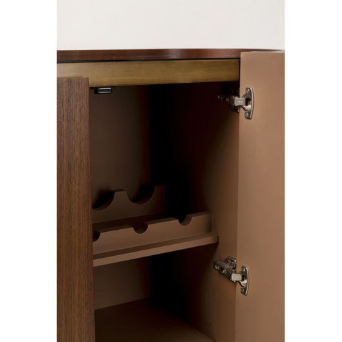 szafka barowa Kare, szafka barowa orzech, szafka barowa do jadalni, szafka barowa do salonu, elegancka szafka