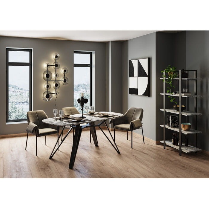 stół Okinawa, stół Kare Design, stół granitowy, stół do jadalni, stół do salonu, elegancki stół, unikatowy stół