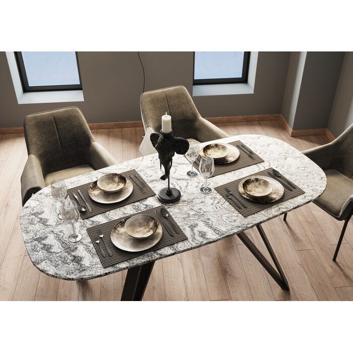 stół Okinawa, stół Kare Design, stół granitowy, stół do jadalni, stół do salonu, elegancki stół, unikatowy stół