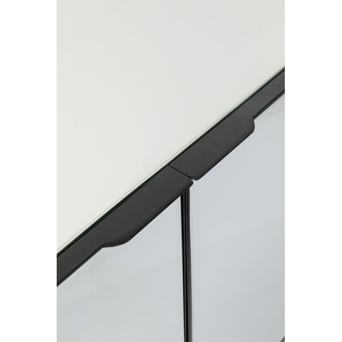 komoda Soran Black, komoda Kare Design, komoda lustrzana, komoda do salonu, komoda elegancka, komoda nowoczesna