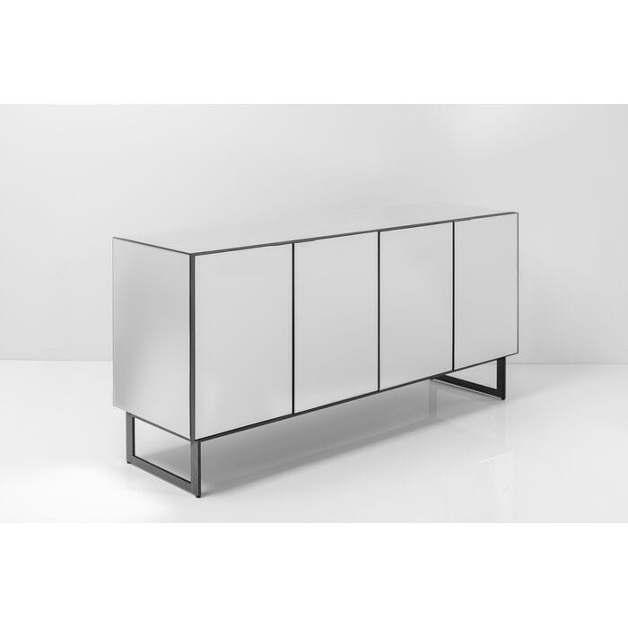 komoda Soran Black, komoda Kare Design, komoda lustrzana, komoda do salonu, komoda elegancka, komoda nowoczesna
