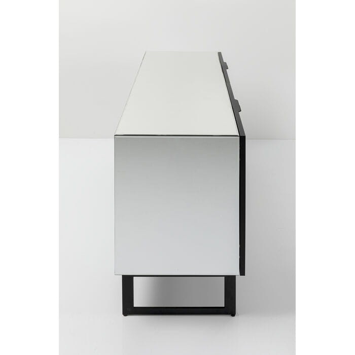 komoda Soran Black, komoda Kare Design, komoda lustrzana, komoda do salonu, komoda elegancka, komoda nowoczesna