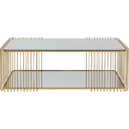 stolik kawowy Wire, stolik kawowy Kare Design, stolik kawowy metalowy, nowoczesny design