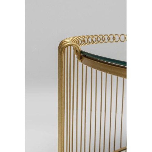 stoliki kawowe Wire, stoliki kawowe Kare Design, zestaw stolików kawowych, stolik metalowy, stolik szkło hartowane