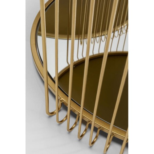stoliki kawowe Wire, stoliki kawowe Kare Design, zestaw stolików kawowych, stolik metalowy, stolik szkło hartowane
