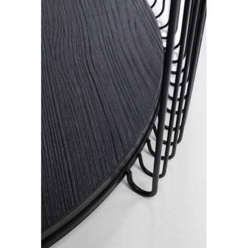stoliki kawowe Wire, stoliki kawowe Kare Design, zestaw stolików kawowych, stolik metalowy, stolik szkło hartowane