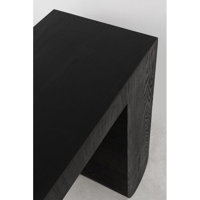 konsola Curve Black, konsola drewniana, konsola Kare Design, konsola rzeźbiarska, nowoczesny design, konsola do przedpokoju