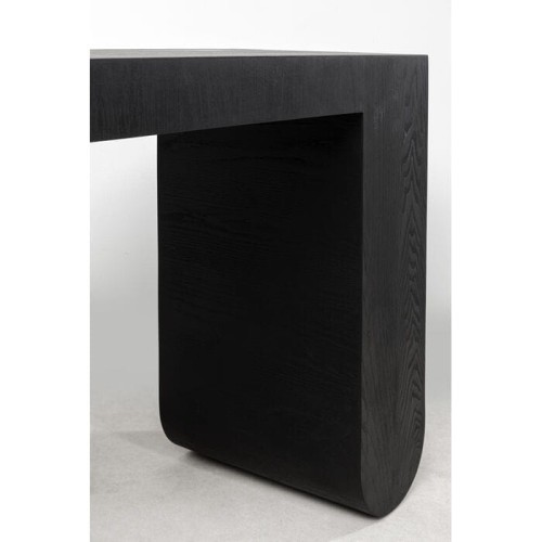 konsola Curve Black, konsola drewniana, konsola Kare Design, konsola rzeźbiarska, nowoczesny design, konsola do przedpokoju