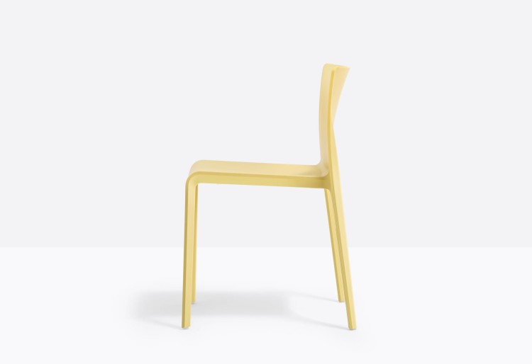 krzesło Volt 670 żółty, krzesło Pedrali, krzesło włoski design, nowoczesny design