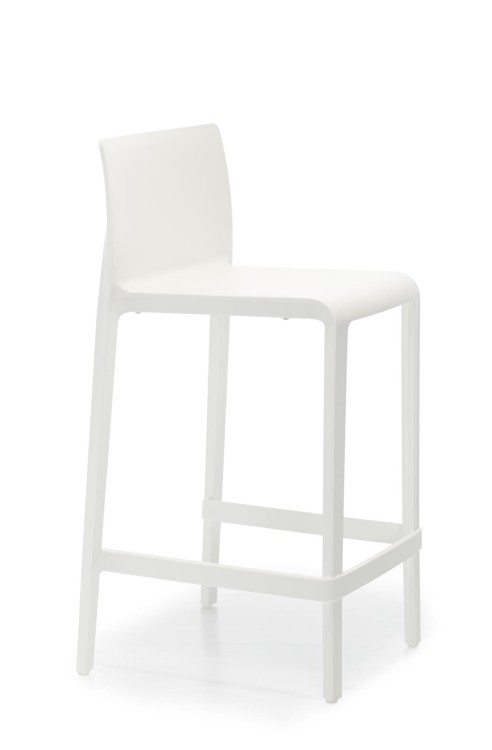 Hoker Volt 677 biały, hoker Pedrali, hoker do kuchni, hoker do jadalni, hoker do kawiarni, włoski design, nowoczesny design