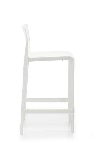 Hoker Volt 677 biały, hoker Pedrali, hoker do kuchni, hoker do jadalni, hoker do kawiarni, włoski design, nowoczesny design