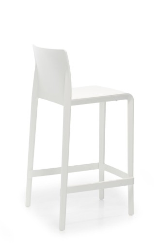 Hoker Volt 677 biały, hoker Pedrali, hoker do kuchni, hoker do jadalni, hoker do kawiarni, włoski design, nowoczesny design