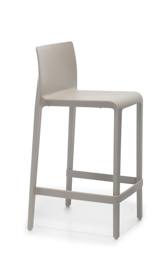 Hoker Volt 677 szary, hoker Pedrali, hoker do kuchni, hoker do jadalni, hoker do kawiarni, włoski design, nowoczesny design