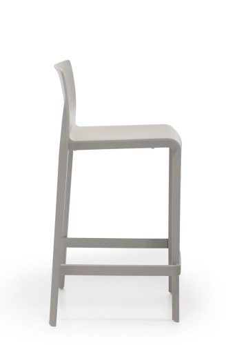 Hoker Volt 677 szary, hoker Pedrali, hoker do kuchni, hoker do jadalni, hoker do kawiarni, włoski design, nowoczesny design