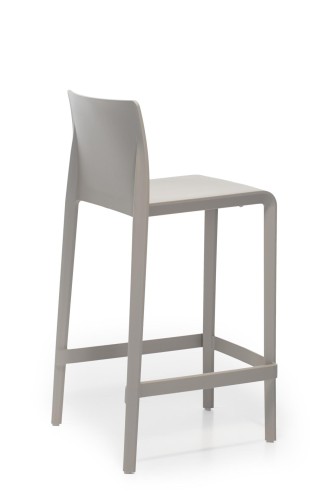 Hoker Volt 677 szary, hoker Pedrali, hoker do kuchni, hoker do jadalni, hoker do kawiarni, włoski design, nowoczesny design