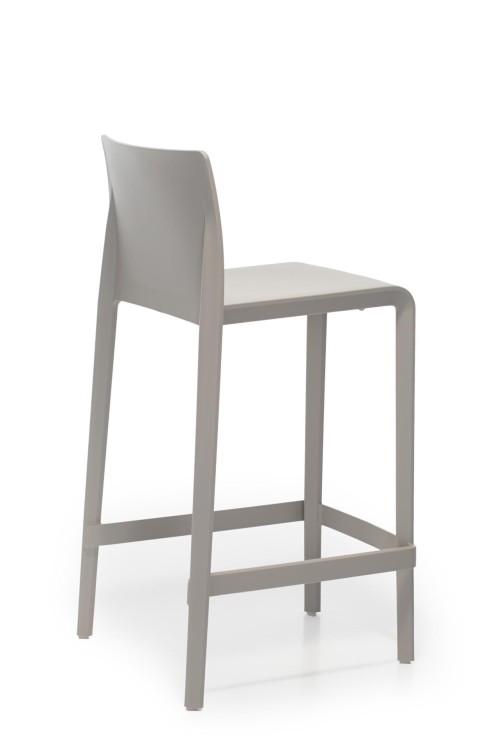 Hoker Volt 677 szary, hoker Pedrali, hoker do kuchni, hoker do jadalni, hoker do kawiarni, włoski design, nowoczesny design
