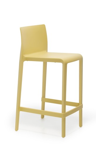 Hoker Volt 677 żółty, hoker Pedrali, hoker do kuchni, hoker do jadalni, hoker do kawiarni, włoski design, nowoczesny design