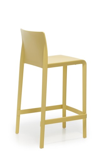Hoker Volt 677 żółty, hoker Pedrali, hoker do kuchni, hoker do jadalni, hoker do kawiarni, włoski design, nowoczesny design