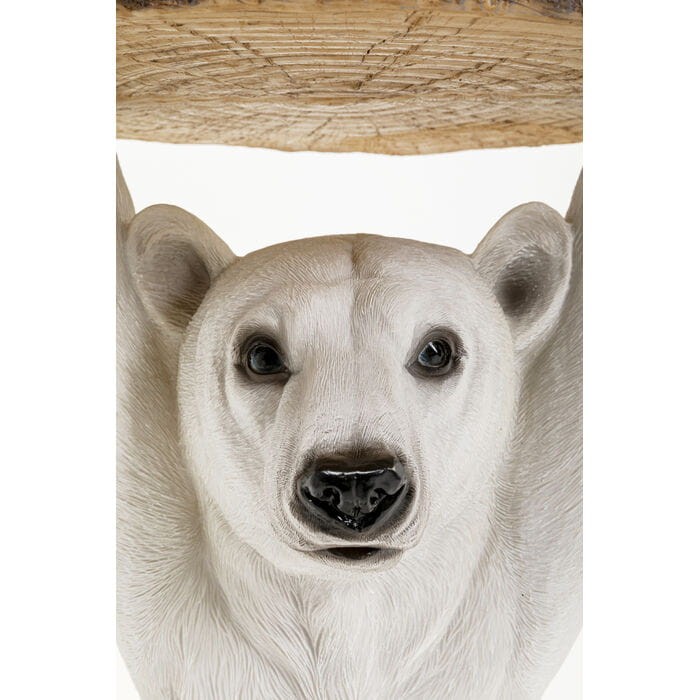 Stolik kawowy Polar Bear Animal Kare, stolik kawowy zwierzęcy, stolik kawowy z motywem zwierzęcym