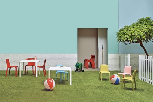 stolik kawowy Snow JR, stolik awowy Pedrali, stolik kawowy biały, stolik dla dzieci, stolik outdoor, włoski design, nowoczesny design